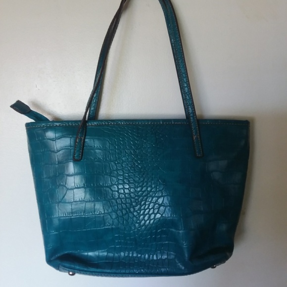NINE WEST purse. Rich turquoise color. - Picture 3 of 5